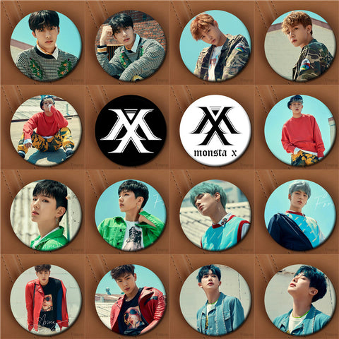 MONSTA X Shine Forever Badges