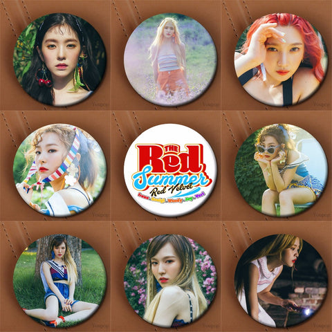 RED VELVET Red Summer Badges