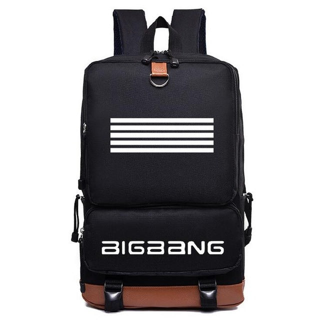 Your Faves K-POP Logo Fashion Backpack