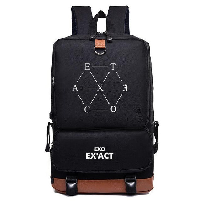 Your Faves K-POP Logo Fashion Backpack