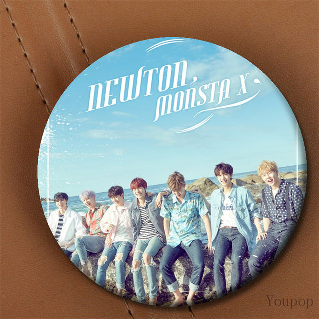 MONSTA X Newton Badges