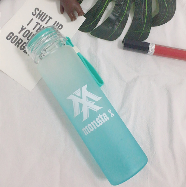 Pastel MONSTA X Frosted Glass Bottle