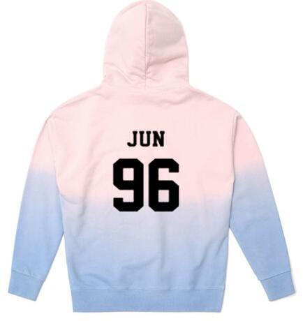 Rose Quartz Serenity SEVENTEEN Gradient Hoodie