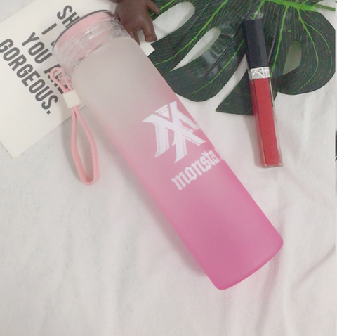 Pastel MONSTA X Frosted Glass Bottle