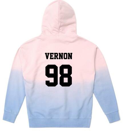 Rose Quartz Serenity SEVENTEEN Gradient Hoodie – Kpop Fever Station